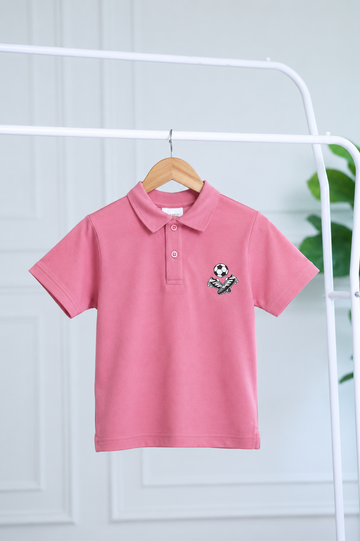 THEO Bamboo Polo T-Shirt | Smart Casual Kids Polo Tee | Soft Breathable Premium Kids wear India