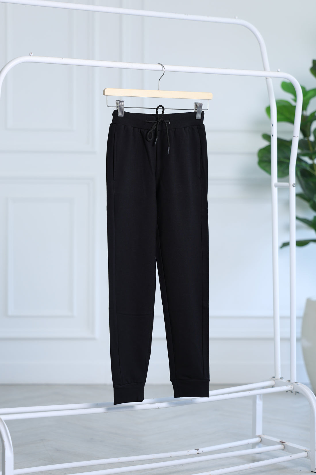 Jesse Bamboo Joggers | Jet Black Kids Bottomwear | Soft Breathable Everyday Wear India